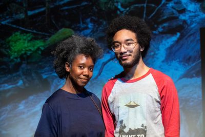 Becci Davis and son Noah in WHOSE NAME WAS WRIT IN WATER at The Wilbury Theatre Group Photo
