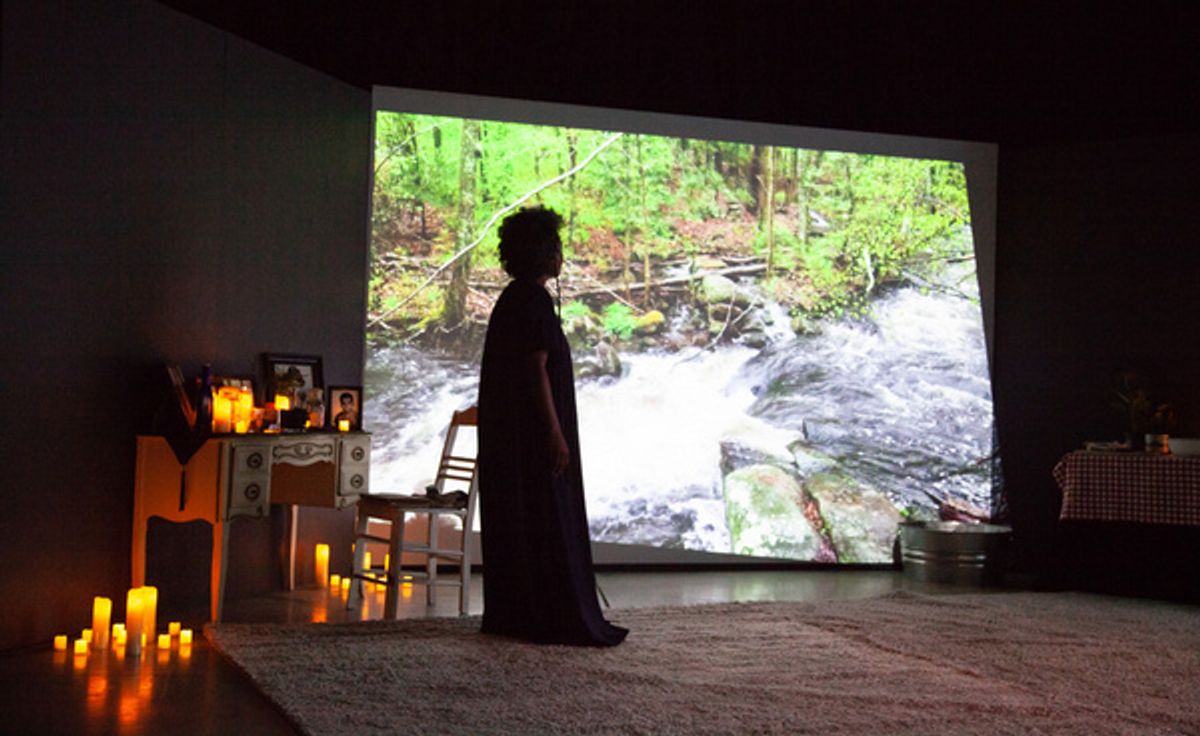 Becci Davis in WHOSE NAME WAS WRIT IN WATER at The Wilbury Theatre Group; photo by Erin X. Smithers. at First Look At WHOSE NAME WAS WRIT IN WATER