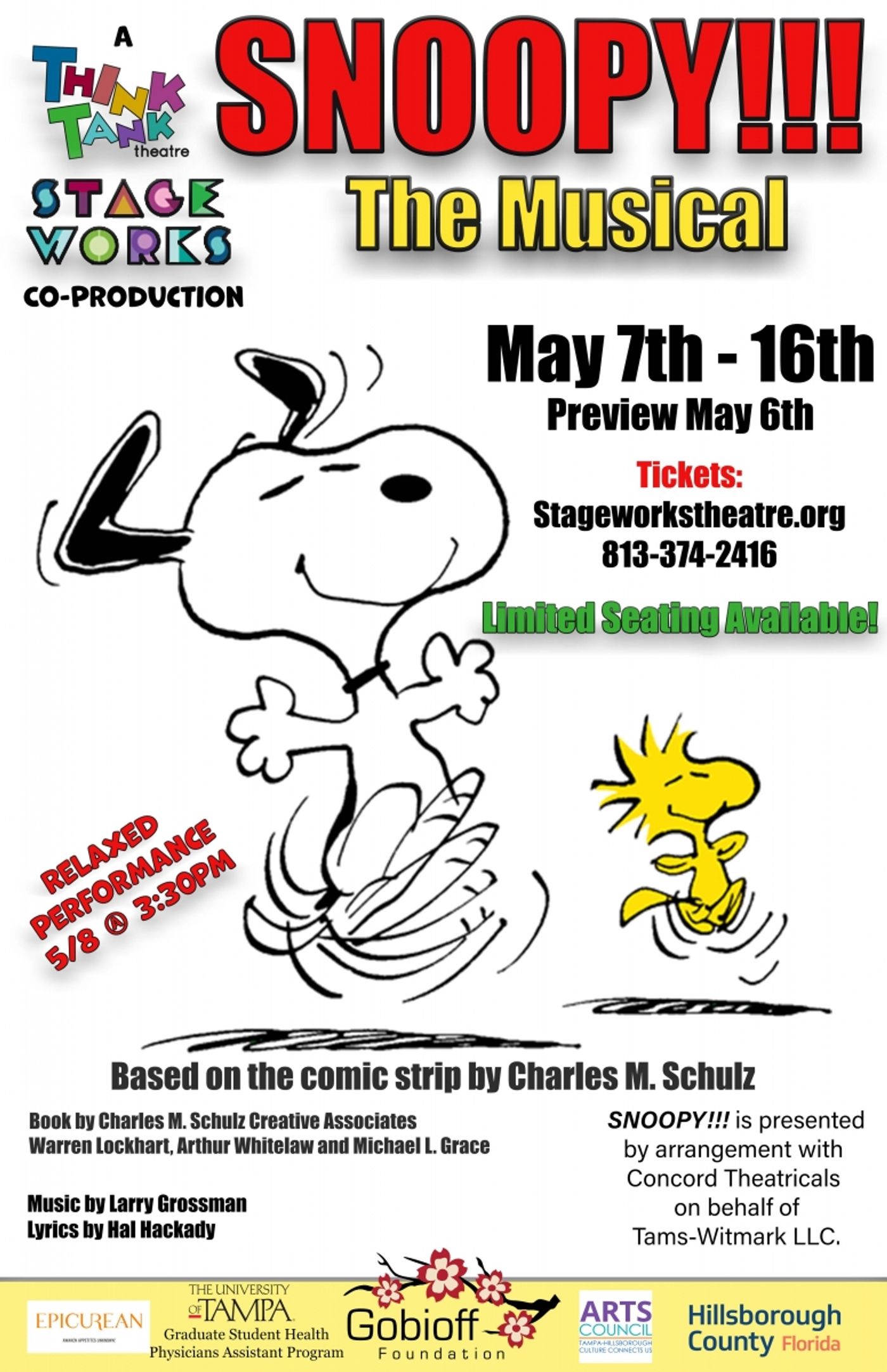 BWW Previews: THINKTANK THEATRE DEBUTS SNOOPY THE MUSICAL at Stageworks Theatre  Image