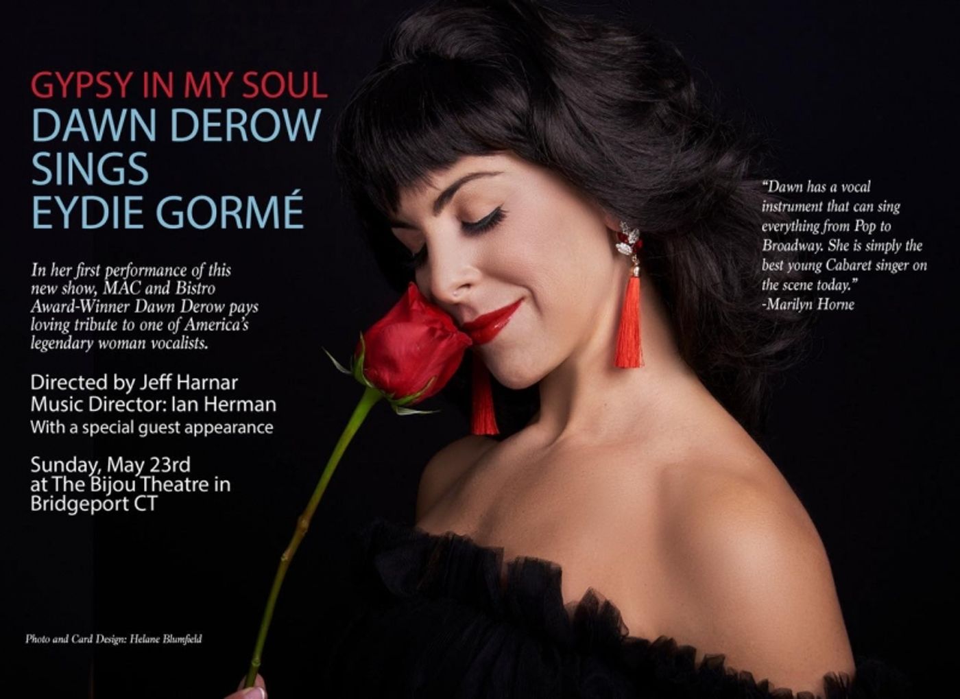 GYPSY IN MY SOUL: DAWN DEROW SINGS EYDIE GORME To Debut May 23rd  Image