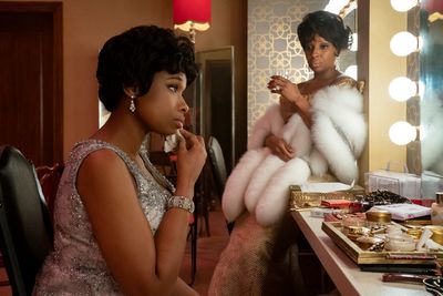 Jennifer Hudson stars as Aretha Franklin and Mary J. Blige as Dinah Washington Photo