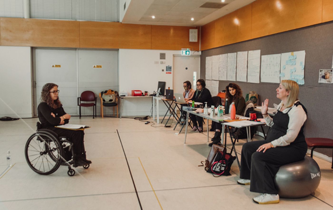 Photo Flash: Inside Rehearsal For REASONS YOU SHOULD(N'T) LOVE ME at the Kiln Theatre Photo Flash: Inside Rehearsal For REASONS YOU SHOULD(N'T) LOVE ME at the Kiln Theatre Image