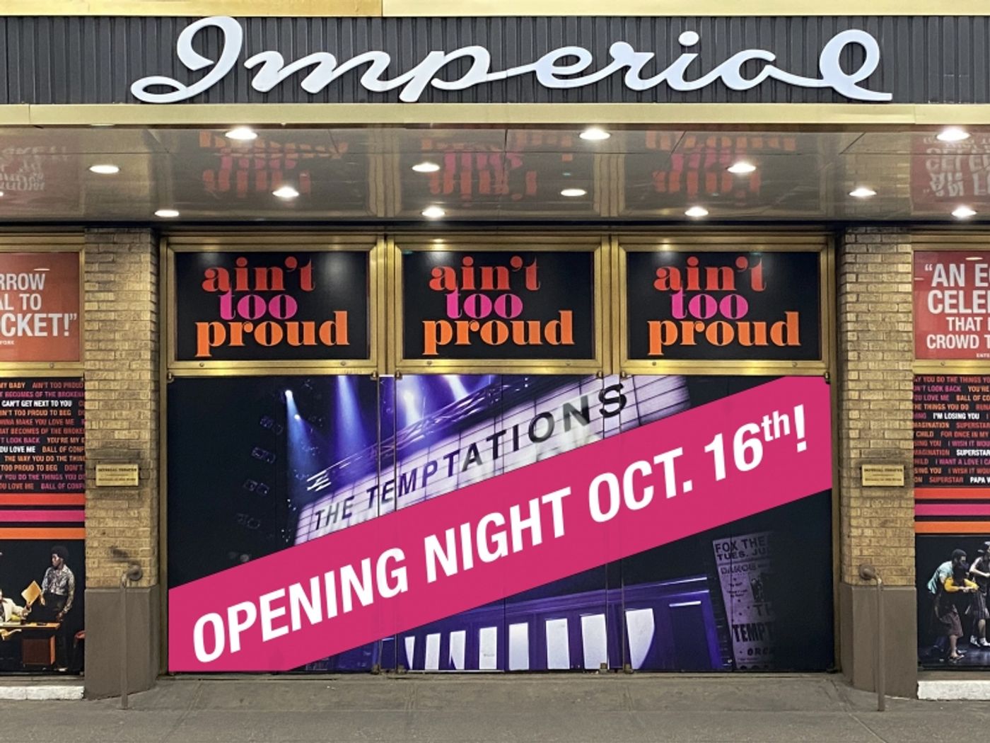 Breaking: AIN'T TOO PROUD Will Return to Broadway in October  Image