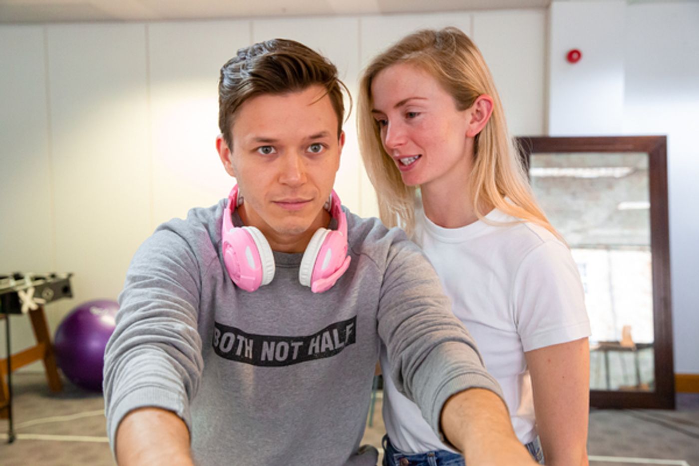 Photo Flash: See Jassa Ahluwalia, Sophie Melville and Greg Germann in Rehearsals for HERDING CATS  Image