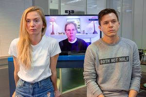 Sophie Melville, Greg Germann, Jassa Ahluwalia Photo