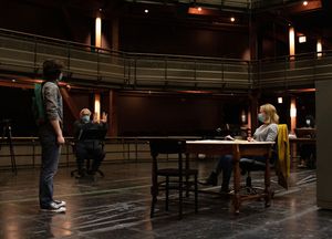 John Drea, Director Robert Falls and Mary Beth Fisher @ BroadwayWorld John Drea, Director Robert Falls and Mary Beth Fisher Photo