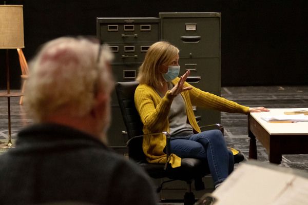 Director Robert Falls and Mary Beth Fisher  Photo