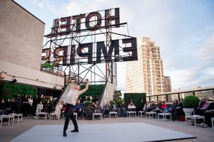 Emmy winning choreographer Joshua Bergasse premiered the world premiere of Begin the  Photo