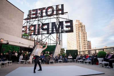 Emmy winning choreographer Joshua Bergasse premiered the world premiere of Begin the  Photo