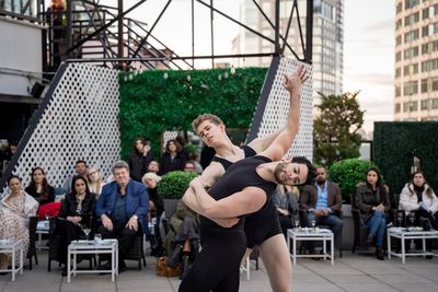 New York City Ballet''s Gilbert Bolden III presented and danced in his male duet It T Photo