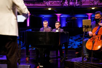 Steven Mann & Ray Wong perform with the American Pops Orchestra Photo