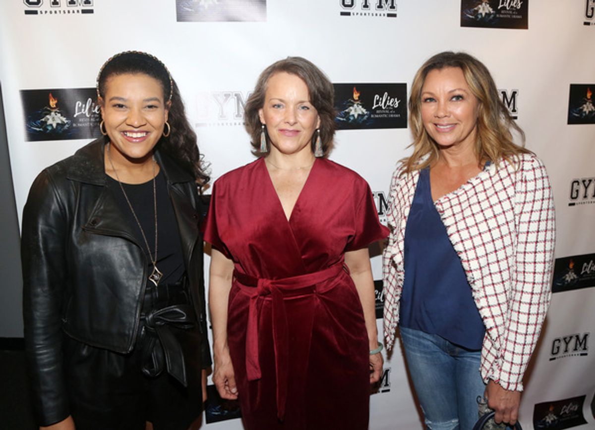 Shereen Pimentel, Alice Ripley and Vanessa Williams  at 