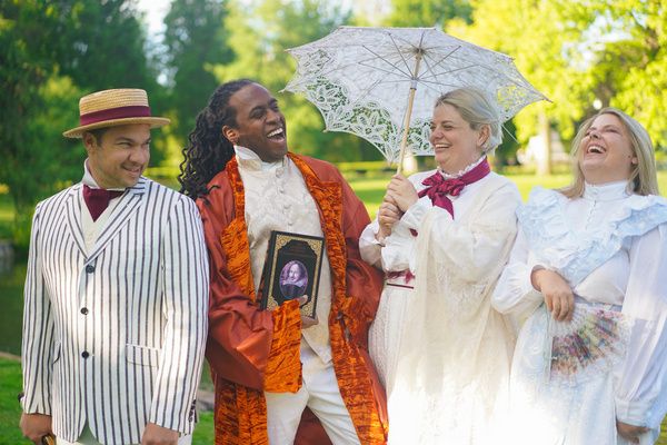 Drew Eberly, Duncan McKennie, Susan Wismar and Megan Lear Photo