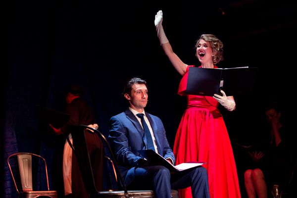 Bryce Pinkham & Scarlett Strallen Photo