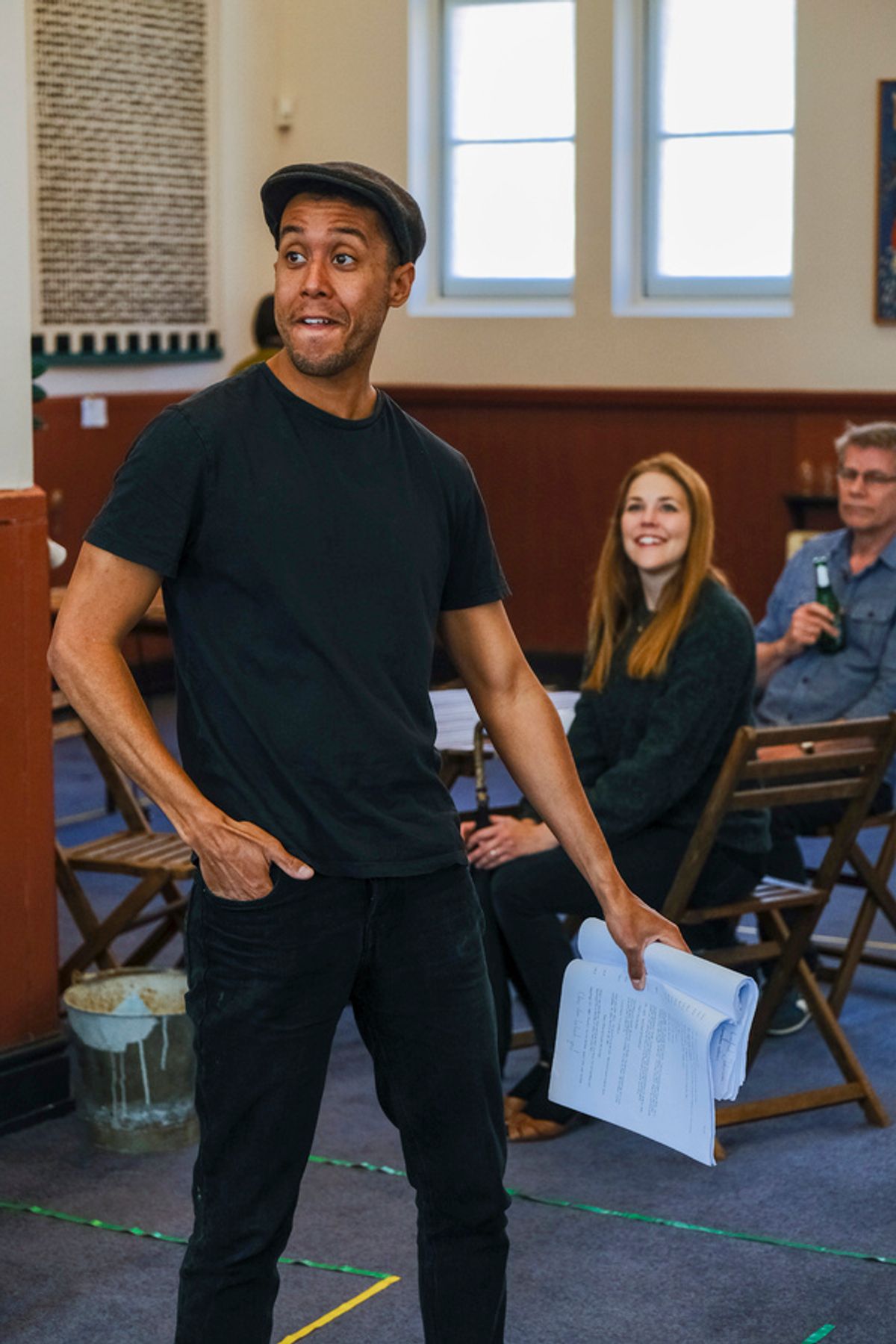 Linford Johnson, Naomi Petersen, Bill Champion
 at 