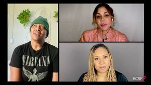 Miriam Dance, Daphne Rubin-Vega and Tracie Thoms Photo