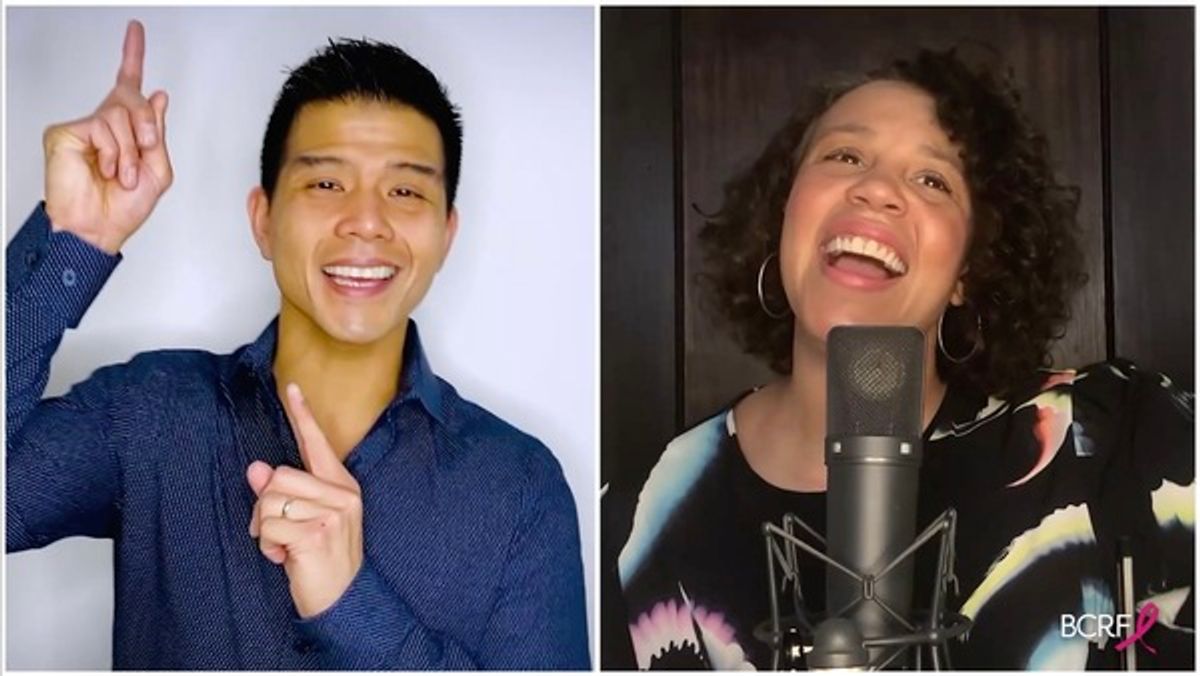 Telly Leung and Shayna Steele at 