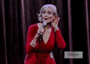 Karen Mason hears a live audience for the first time in 14 months, Photo: Daniel T Gr Photo