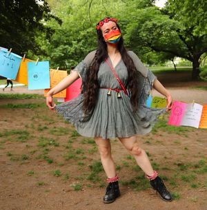 Kristina Dizon, aka Val the fairy. Photo