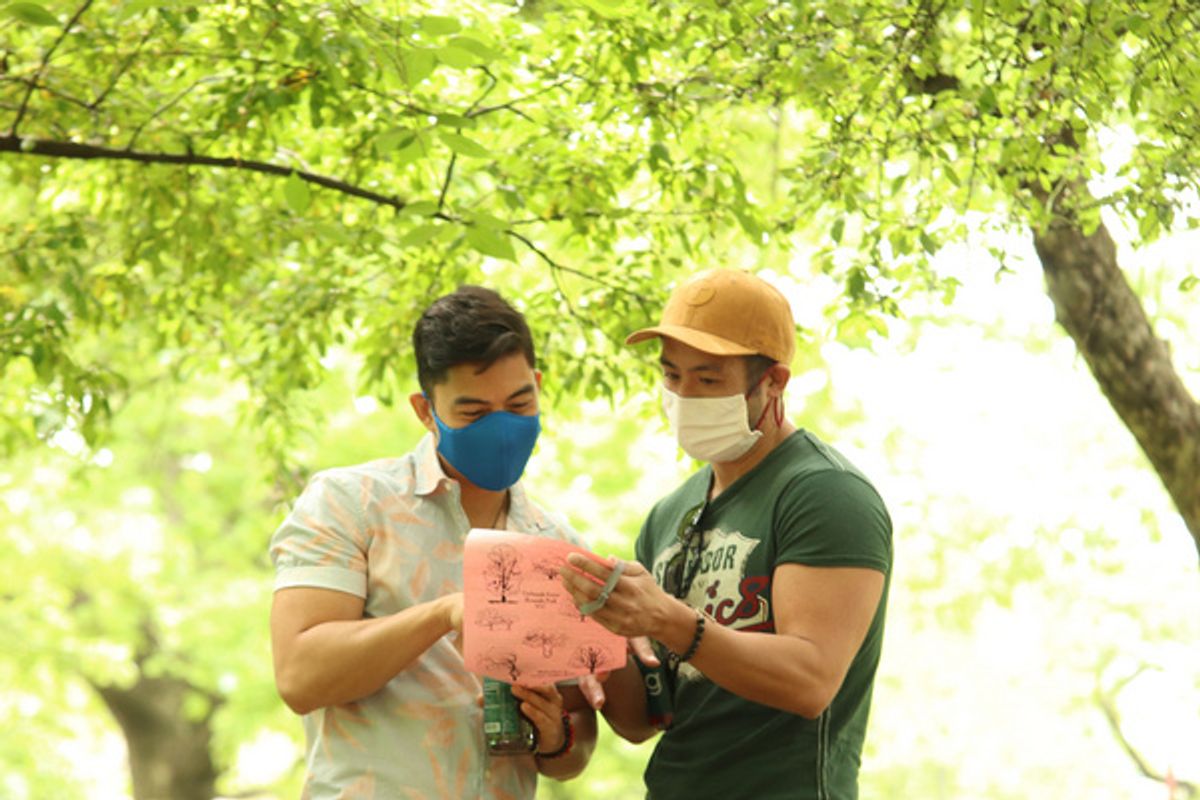 Audience members Devin Ilaw and Hansel Tan. at 