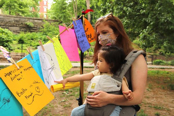 Haven Tuesday and her mother, Laura Brandel. Photo