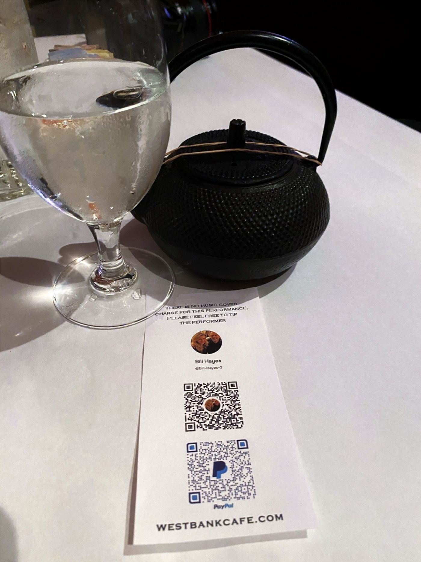 Review: BILL HAYES AND THE JAZZ BANDITS Sweeten A Night Out At The West Bank Cafe  Image