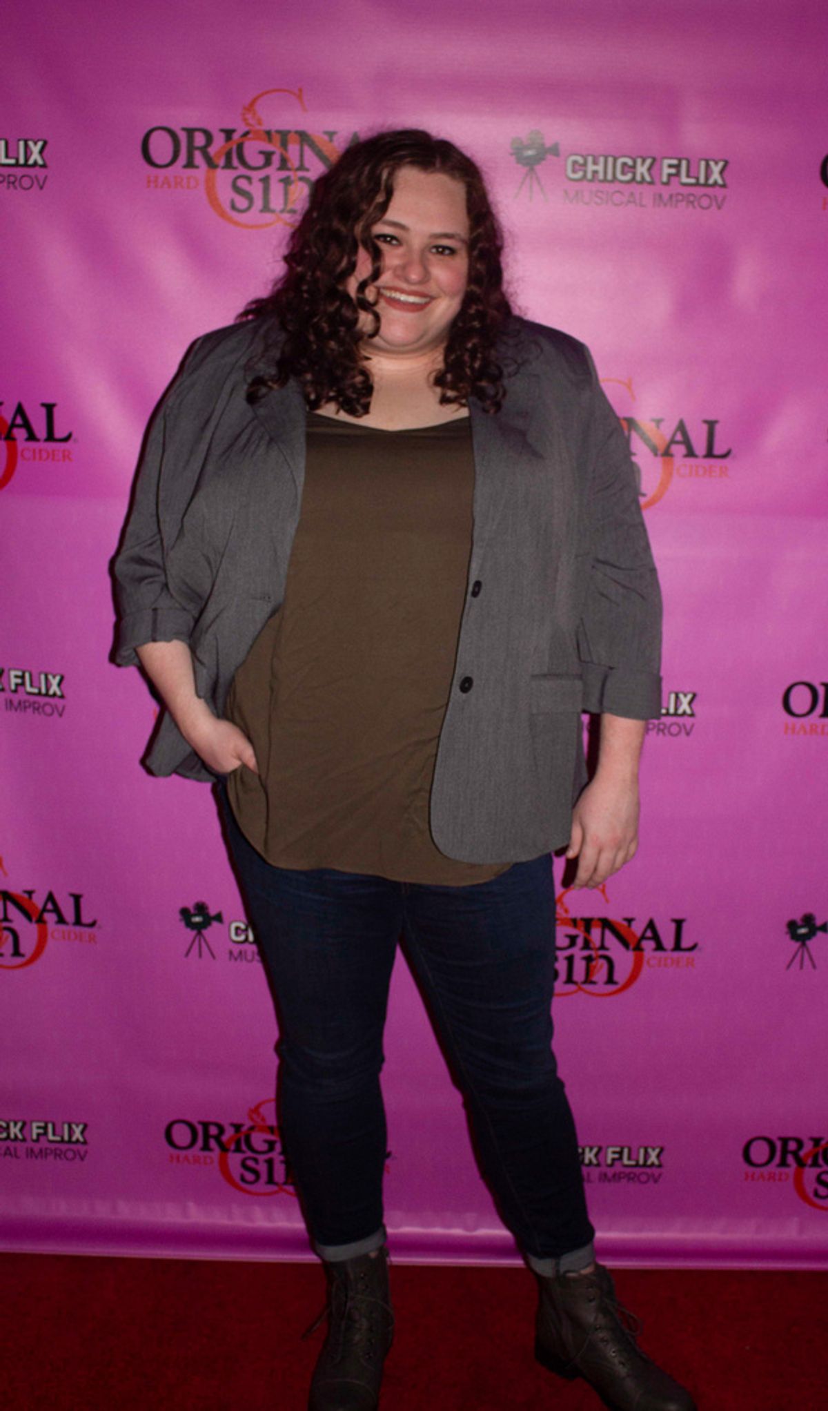 Nicole Delsack at CHICK FLIX Opens Off-Broadway