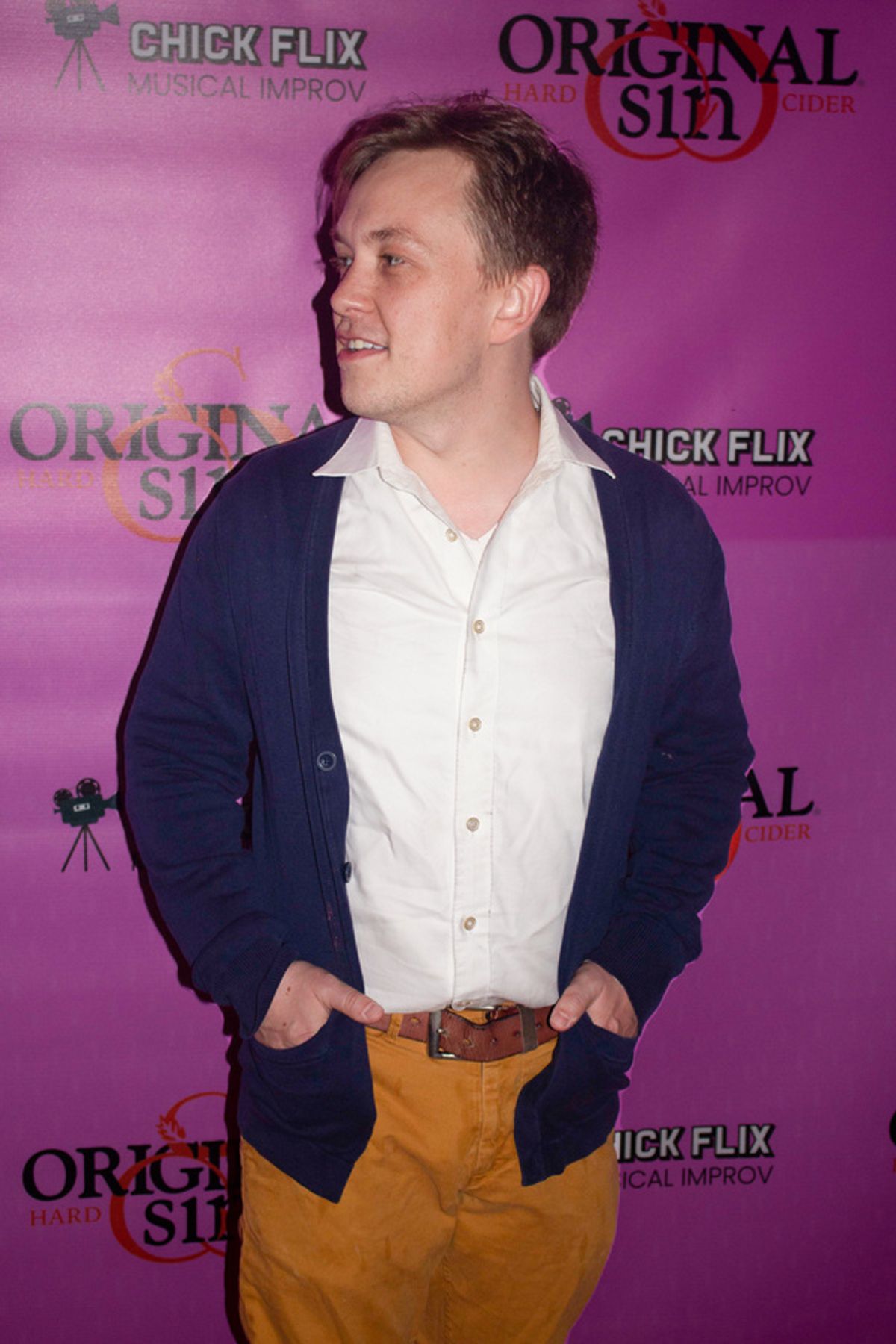 Music director Miles Mandwelle at CHICK FLIX Opens Off-Broadway