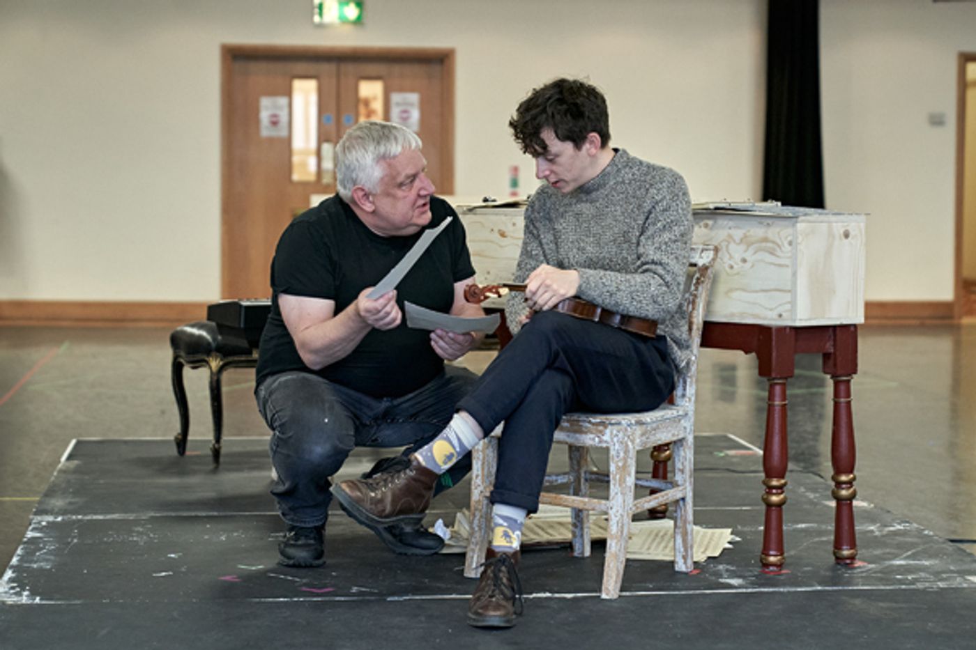Photo Flash: Inside Rehearsal For BACH & SONS at the Bridge Theatre  Image