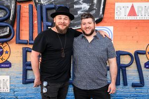 F. Michael Haynie and Brian Charles Johnson Photo