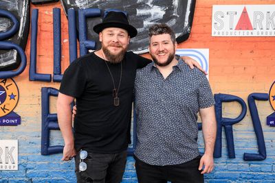 F. Michael Haynie and Brian Charles Johnson Photo