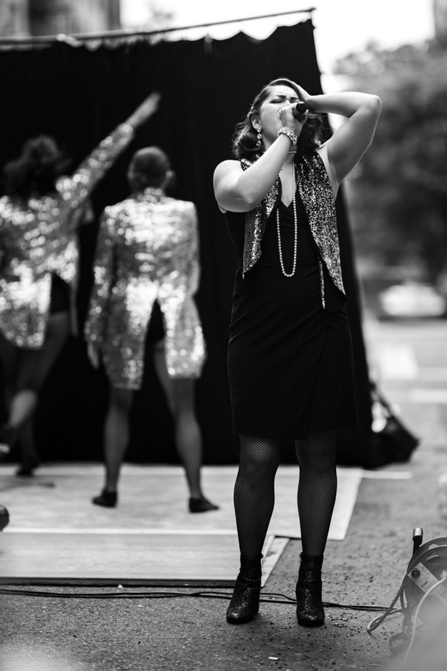Photo Flash: Guilty Pleasures Cabaret Dazzles NYC Streets with SIDEWALK SPEAKEASY Image