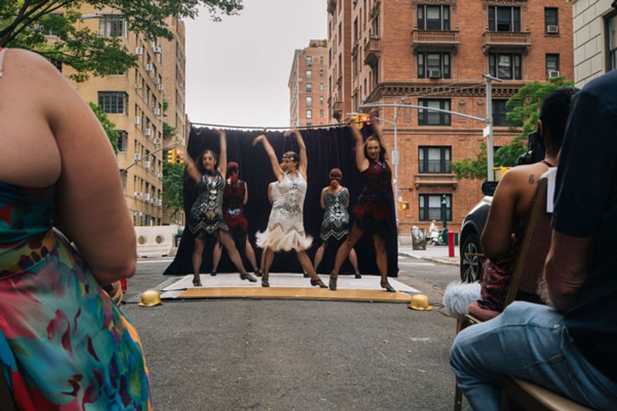 Photo Flash: Guilty Pleasures Cabaret Dazzles NYC Streets with SIDEWALK SPEAKEASY Image