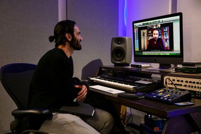 Ramin Karimloo and Lead Producer Quentin Garz Photo