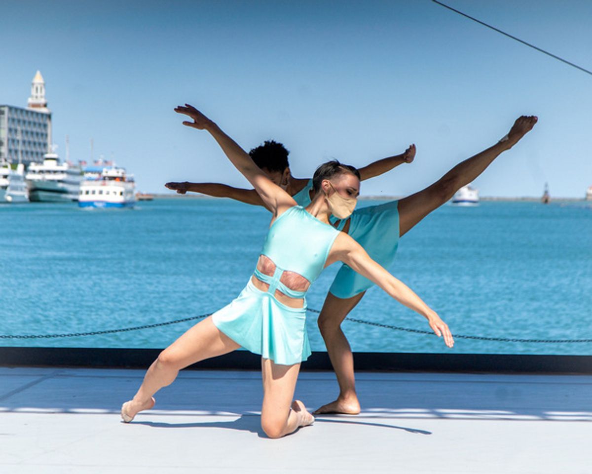Rebekah Kuczma and Briana Arthur at See Chicago Dance Kick Off Chicago Dance Month With Announcement Of 2021 Award Recipients