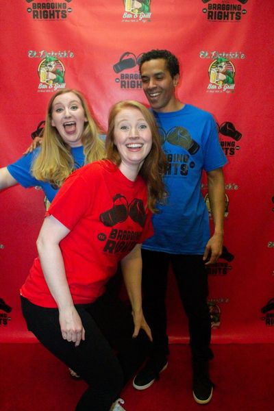 Alessio Araujo, McKenna Cox and Maureen Toomey. Photo