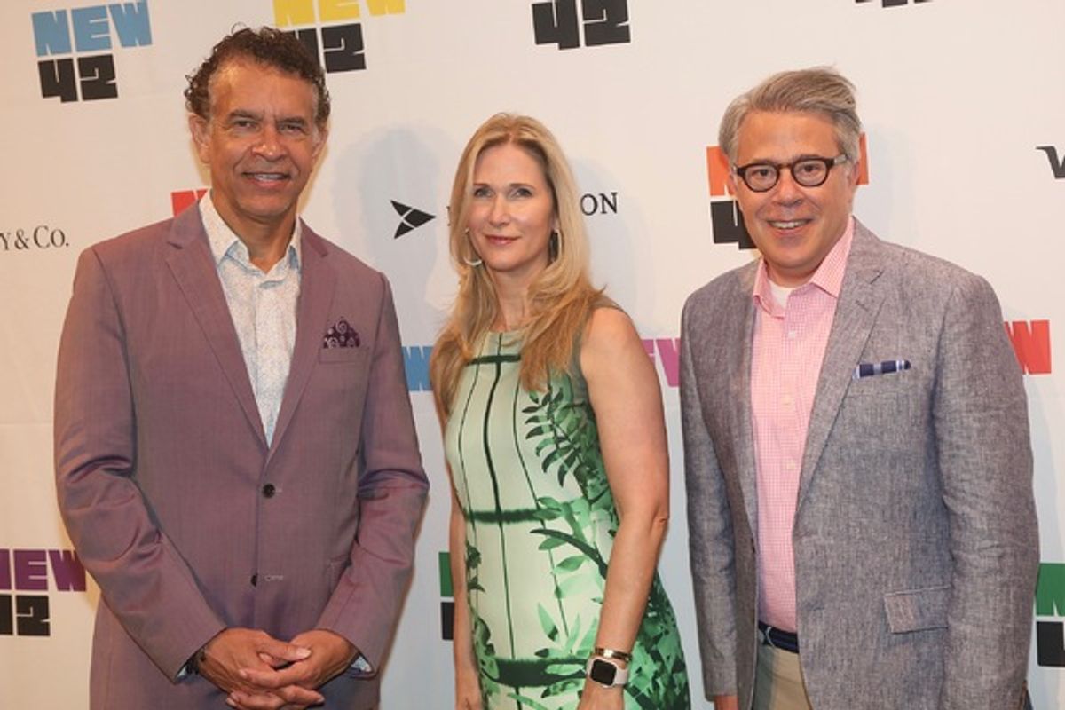 Brian Stokes Mitchell, Fiona Howe Rudin, Russell Granet at 
