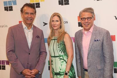 Brian Stokes Mitchell, Fiona Howe Rudin, Russell Granet Photo