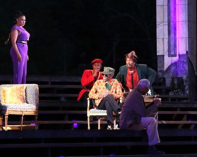 Rayme Cornell, Jason J. Little, Andre De Shields, Allen Gilmore and J. Samuel Davis Photo