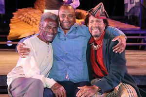 Andre De Shields, Director Carl Cofield and Allen Gilmore Photo