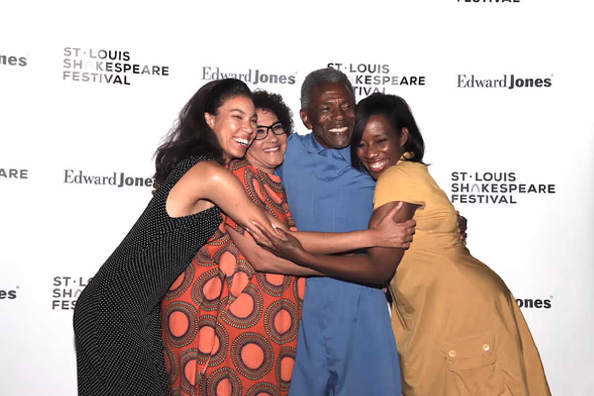 King Lear and His Daughters ? Nicole King, Rayme Cornell, Andre De Shields and Jaqueline Thompson at 