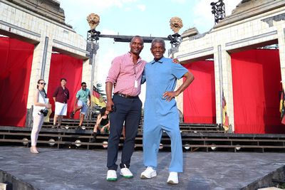 KING LEAR Director Carl Cofield and Andre De Shields Photo