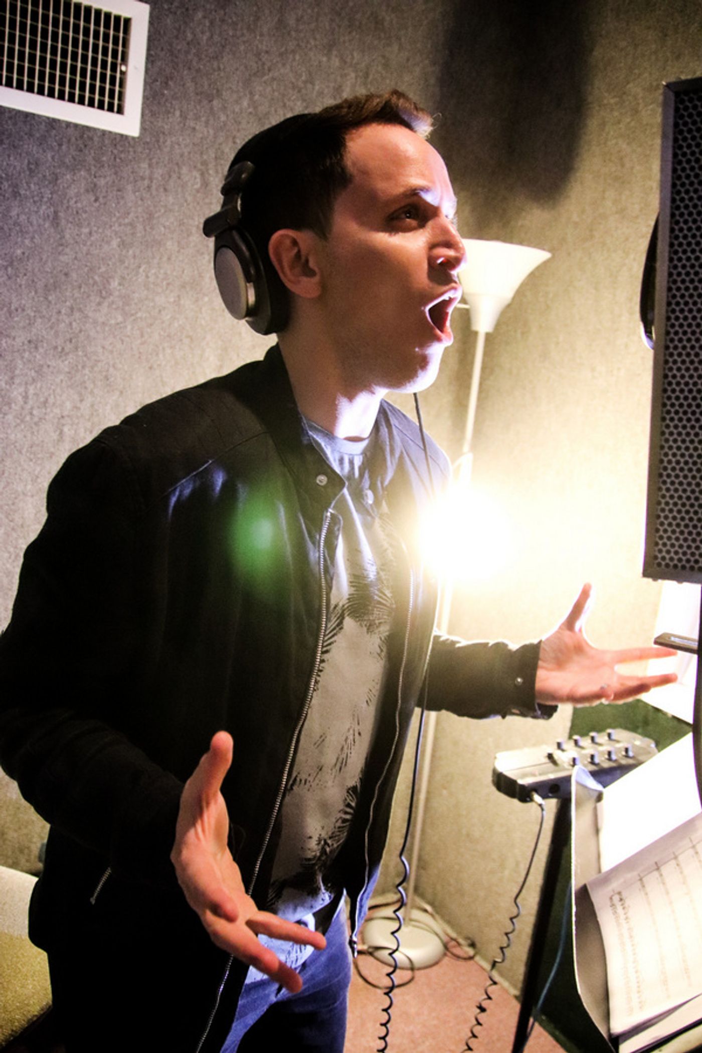 Photo Flash: Omer Shàish And Angeline Mirenda Head Into the Studio for KALEVALA: THE MUSICAL Recording Session  Image