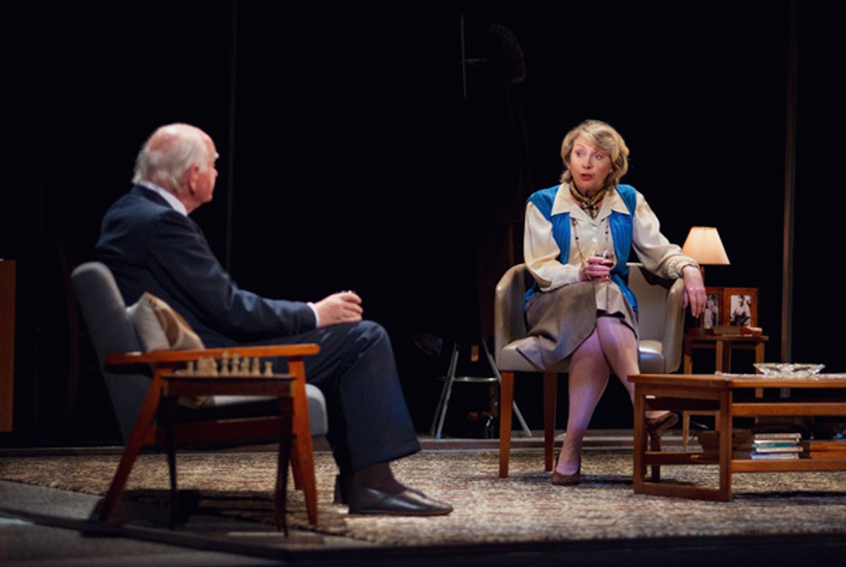 Oliver Ford Davies, Karen Ascoe at 