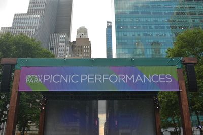 New York Philharmonic Picnic Performance in Bryant Park Photo