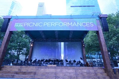 New York Philharmonic Picnic Performance in Bryant Park Photo