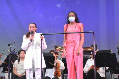 Lina Gonzalez-Granados and Ilana Rahim-Braden New York Philharmonic Virtual Young Com Photo