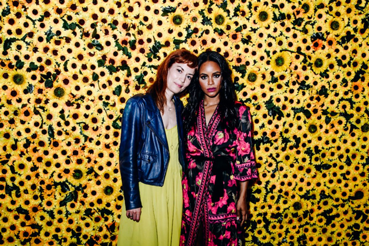 Britt Lower and Krystal Joy Brown at 