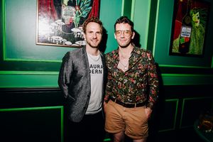 Ryan Spahn and Michael Urie Photo