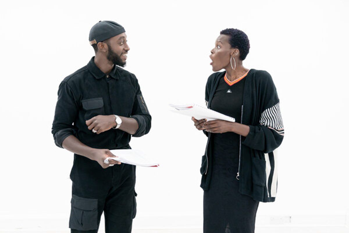 Sheila Atim and Ivanno Jeremiah at 